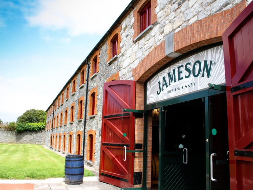 A picture of the entrance to the Jameson Experience at the Midleton Distillery