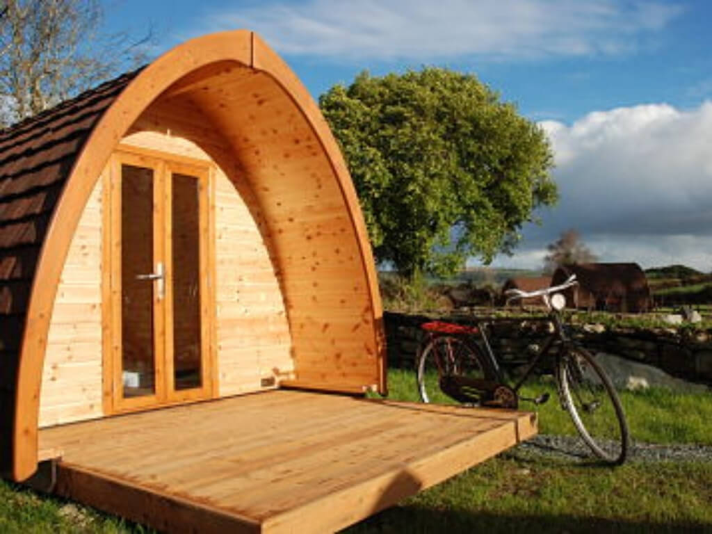 A picture of one of the pods at Top of the Rock Glamping, Cork