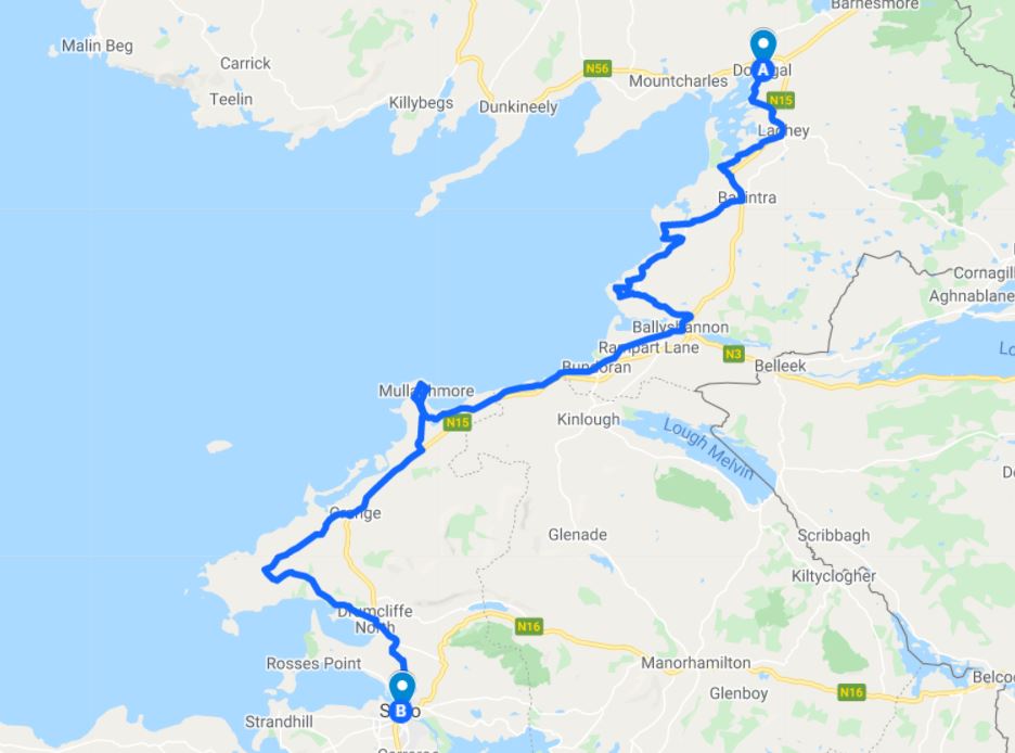 travel derry to galway