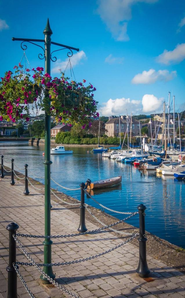 A picture of some boats in Kinsale Harbour, Cork