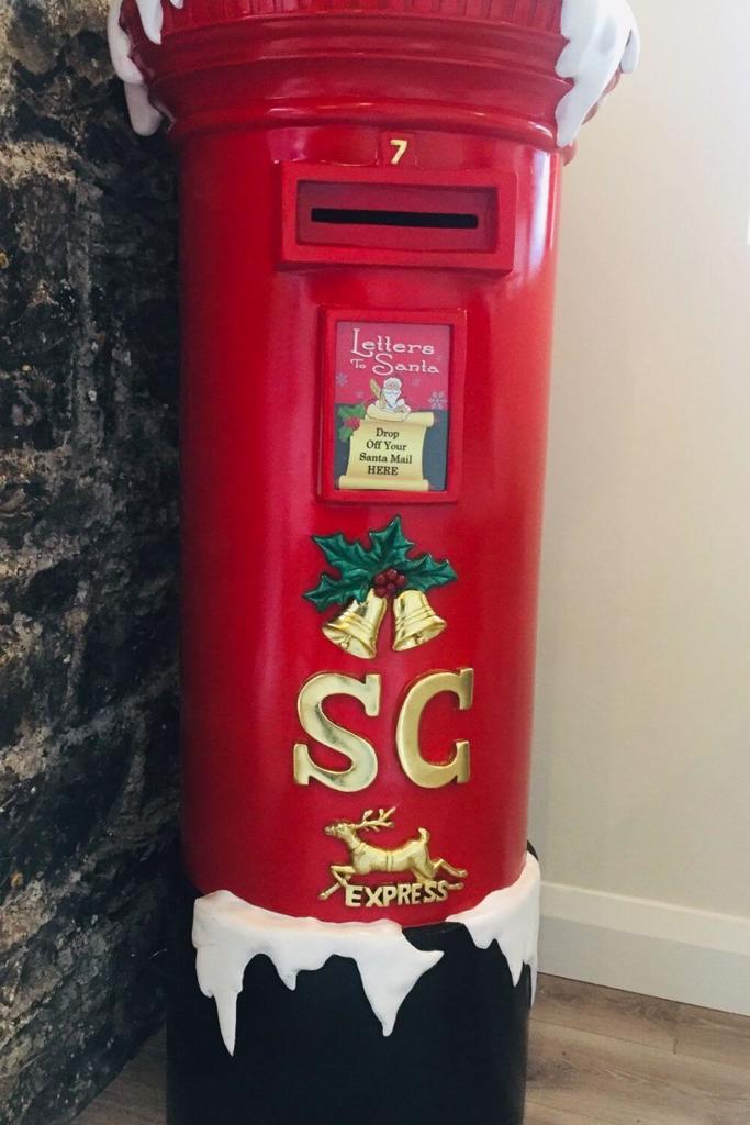 A picture of Santa's post box at Turoe Pet Farm