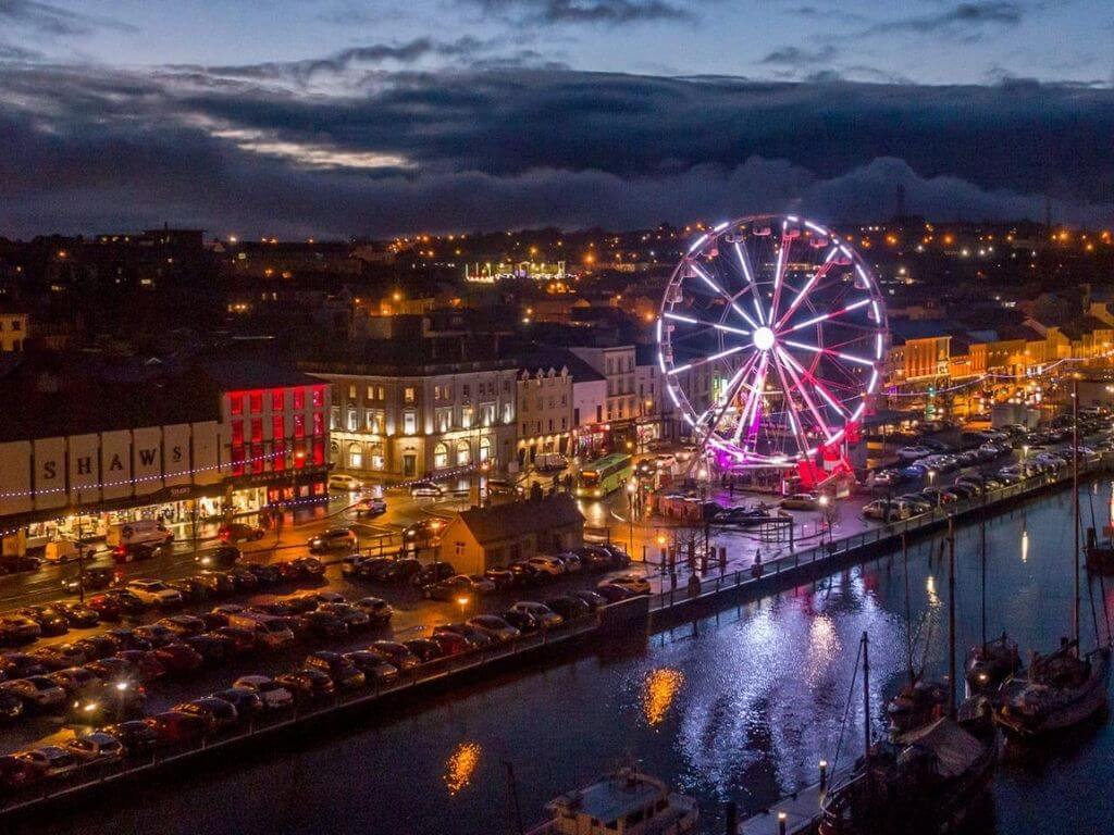 A picture of the Ferris wheel at Winterval Waterford