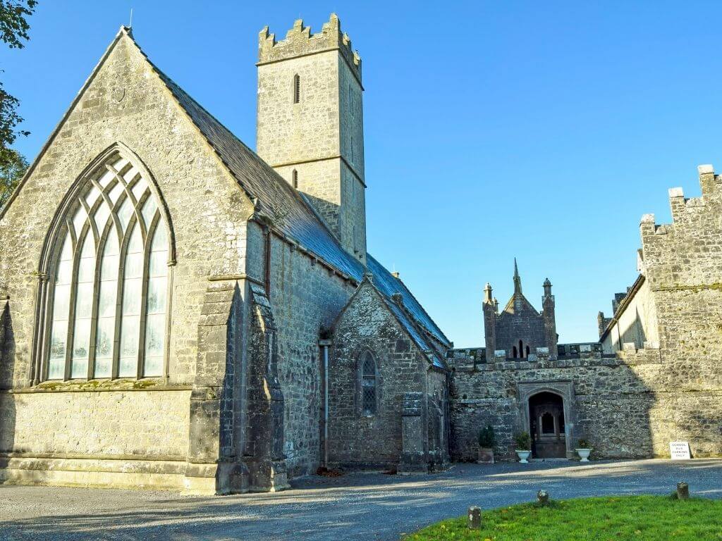 A picture of the chapel and side buildings of the Augustinian Friary, Limerick