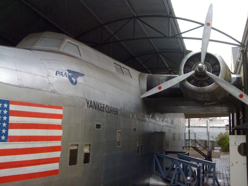A picture of the flying boat at the Foynes Flying Boat and Maritime Museum, Limerick