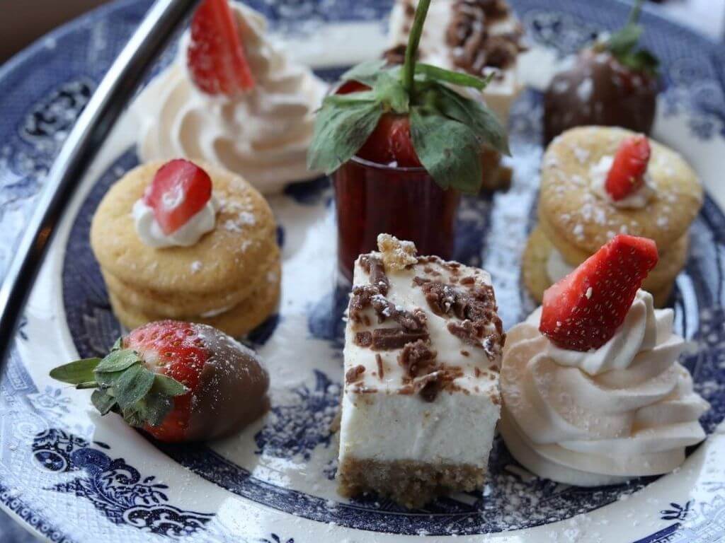 A close up of some of the desserts of The Address Cork Afternoon Tea
