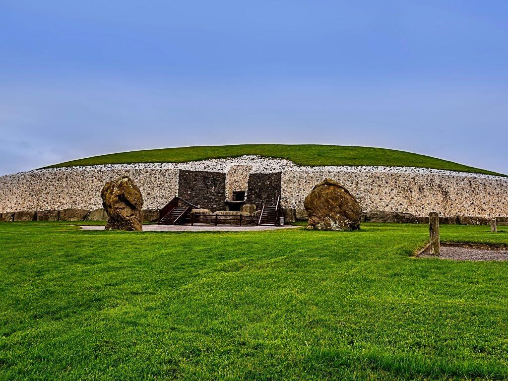 A picture of the entrance to the historica Newgrange Passage Tomb Monument