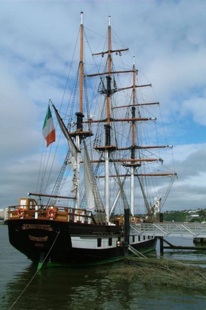A picture of the Dunbrody Famine Ship, Wexford
