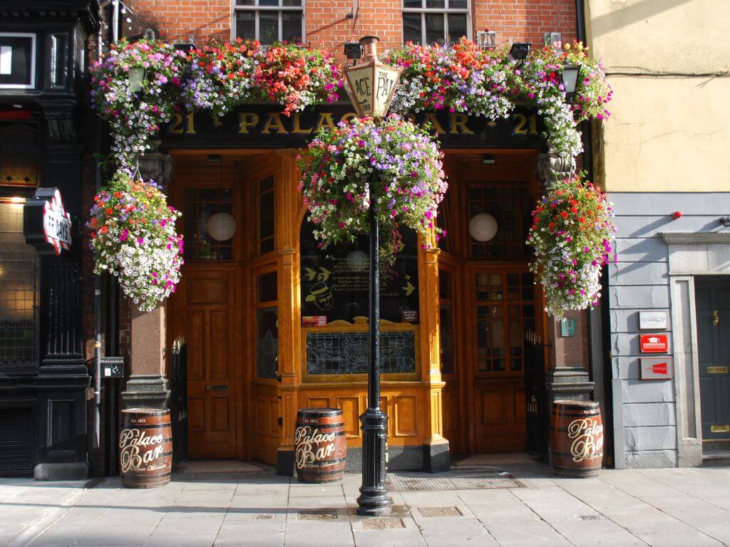 The front of The Palace Bar, Dublin, Ireland