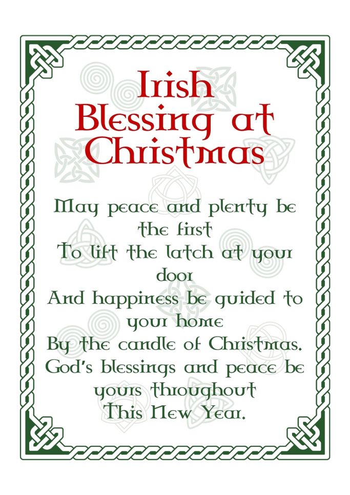 Irish Blessing at Christmas
