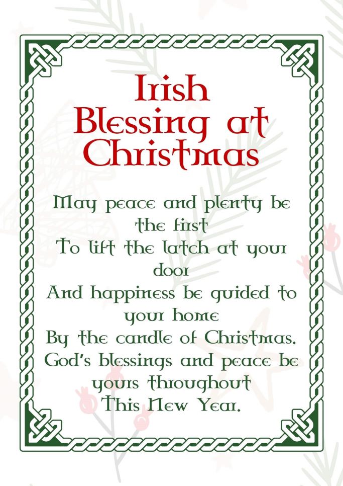 Irish Blessing at Christmas