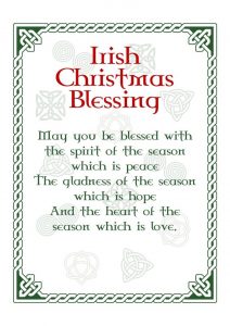 Irish Christmas Blessings, Proverbs and Sayings