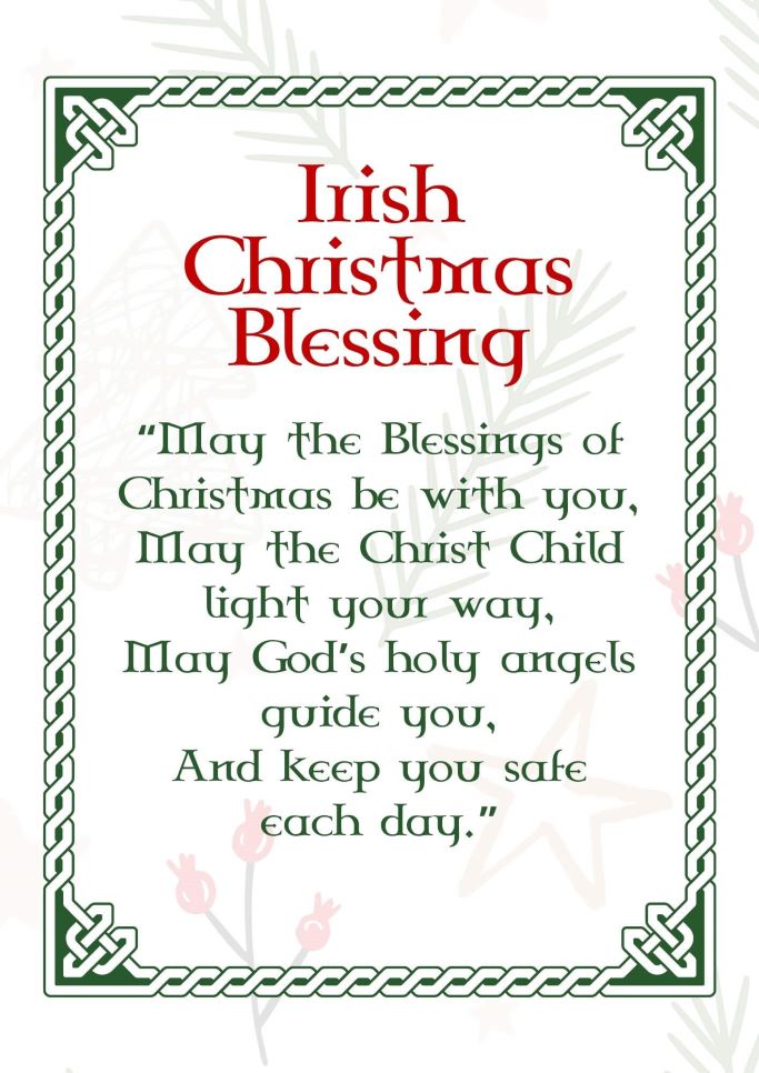 Irish Christmas Blessing