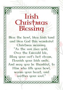 Irish Christmas Blessings, Proverbs and Sayings