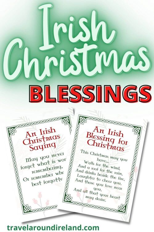 Irish Christmas Blessings Proverbs And Sayings 