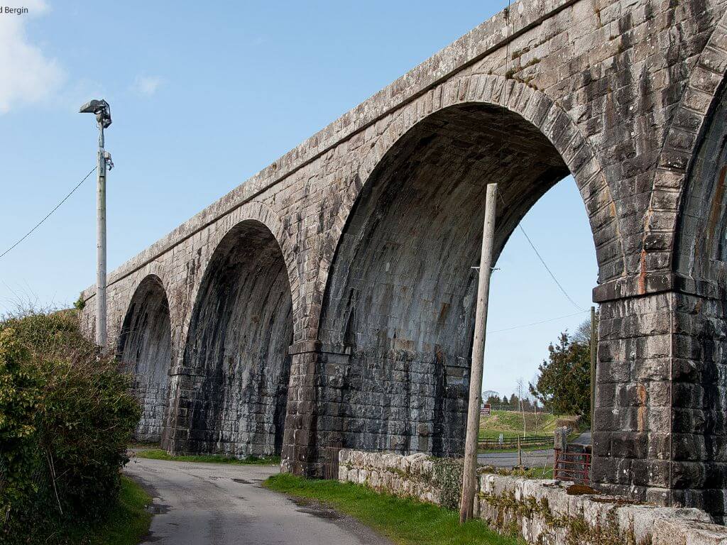 A picture of some of the arches of the Borris Viaduct in County Carlow