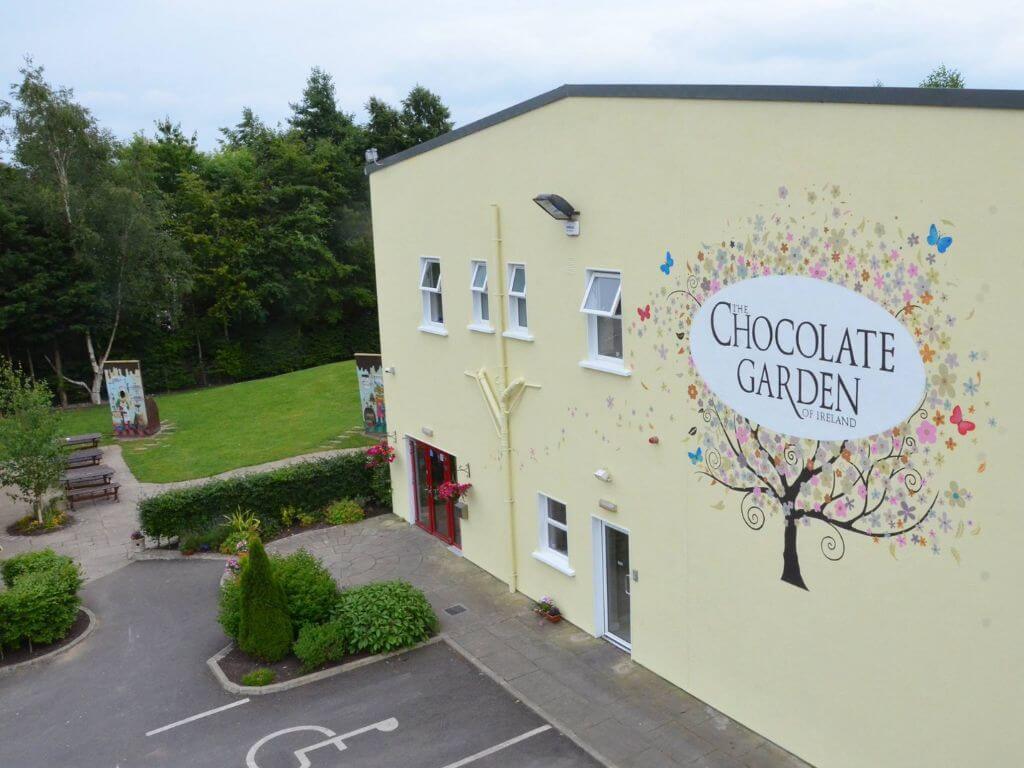 A picture of the main building at The Chocolate Garden of Ireland