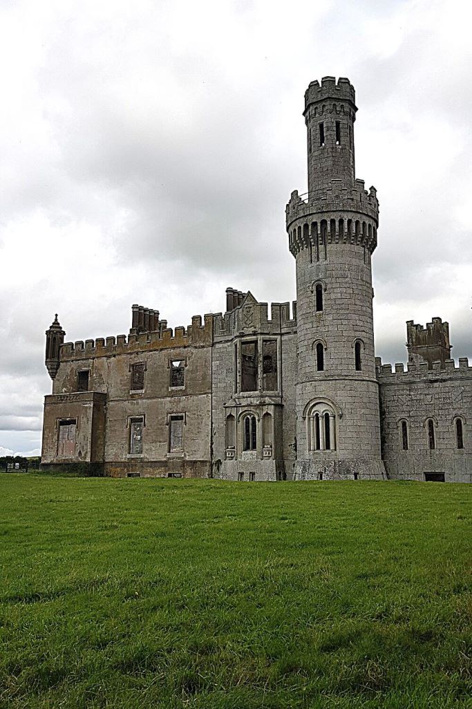 A picture of the ruined Duckett's Grove, one of the best places to visit in County Carlow