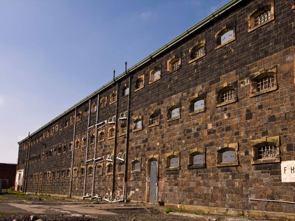 A picture of the exterior of Crumlin Road Gaol, Belfast